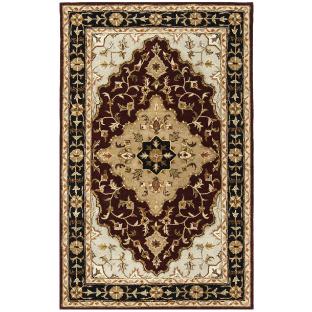 Astoria Grand Balthrop Oriental Handmade Tufted Wool Area Rug & Reviews Wayfair